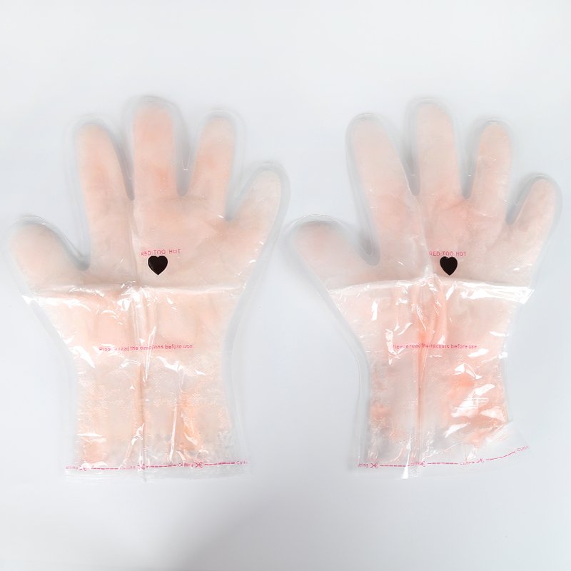 Mascarilla peeling de manos y pies de cera de parafina de rosa - 7